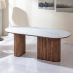 에스터 세라믹 테이블 카페 식당 테이블 긴 대형 템바보드 식탁 1600 1800