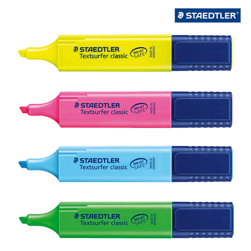 스테딜러 364 형광펜 색상선택