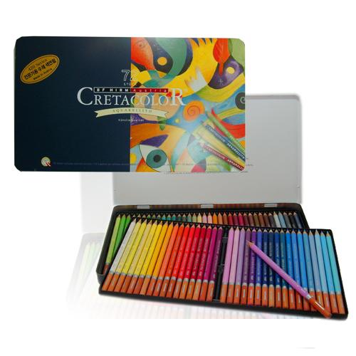크레타  전문가용 수채색연필 72색 (420-72)