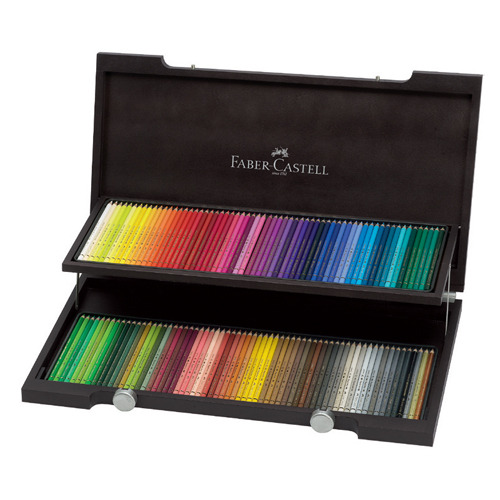 파버카스텔 전문가용 수채색연필 120색 (나무상자)