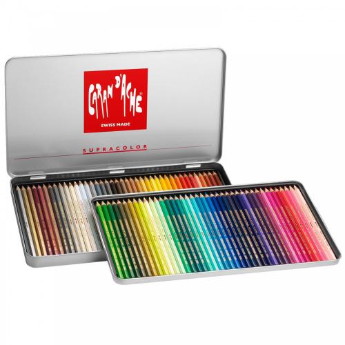 까렌다쉬 supra 전문가용 수채색연필 80색  (사은품- 스칼라 연필깎이)