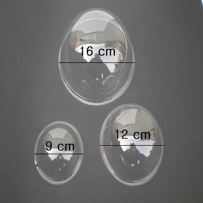 투명 PVC  반구(유테) [10개입]     크기선택