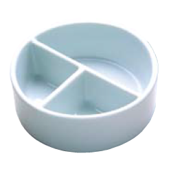 한국화 도자기 물그릇(3칸) 대형