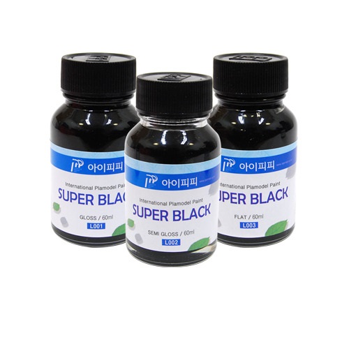 IPP 일반칼라   Super Black 60ml(대용량)   유광/반광/무광 종류선택