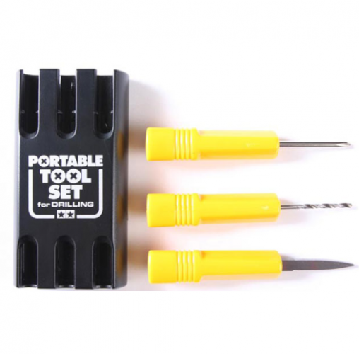 타미야  Portable Tool Set for Drilling [74057]