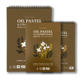 파펠시노 오일파스텔 스케치북 200g(22매)  크기선택