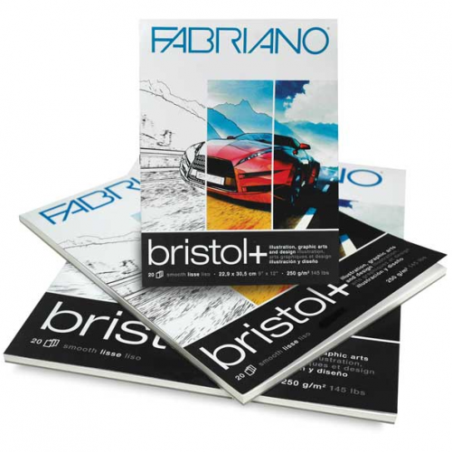 파브리아노  브리스톨 일러스트 패드  250g(20매) 크기선택