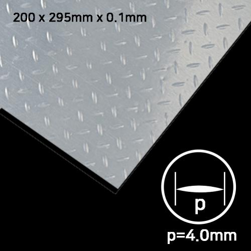 알루미늄 요철쉬트 200mm x 295mm x H4.0mm (FS0910140)